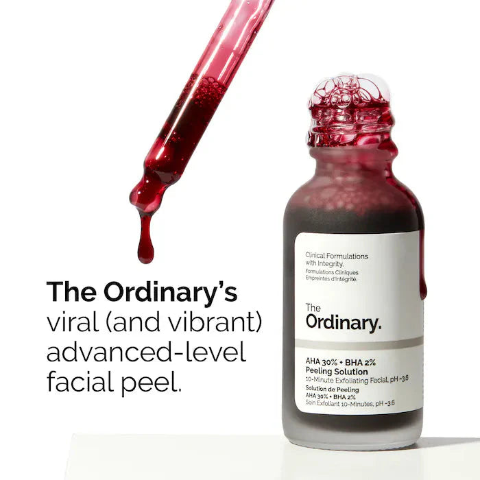 THE ORDINARY AHA 30 % BHA 2% PEELING SOLUTION 30 ML
